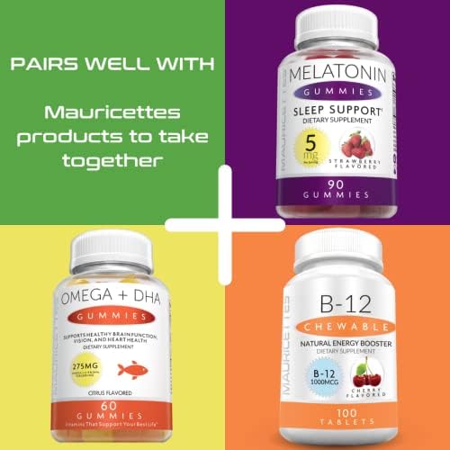 Vitaminas Masticables Mauricettes D3 con K2 – Soporte 2 en 1 para Huesos y Corazón – Refuerzo Inmunológico – Sabor Natural a Cereza – 90 Tabletas - imagen 5