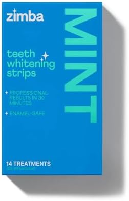 Tiras Blanqueadoras de Dientes con Sabor a Fresa Zimba | Veganas, Seguras para el Esmalte, Blanqueador con Peróxido de Hidrógeno | Tratamiento de 14 - imagen 8
