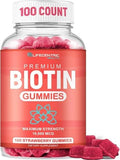 Gomitas de Biotina LifeCentric Health para Adultos | Biotina Máxima de 10000mcg | Suplemento Vegano para Cabello, Piel y Uñas | 100 Unidades - imagen 1