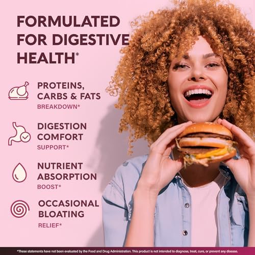 Enzimas Digestivas para Mujeres - Multi Enzimas Digestivas | Papaya | Bromelina | Probióticos y Prebióticos - Soporte Digestivo y Alivio de - imagen 3