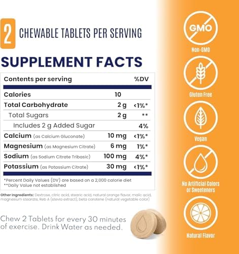 SaltStick FASTCHEWS® Re sellables, Paquete Variado de 4 con Naranja Ácida y Limón-Lima Refrescante - imagen 7