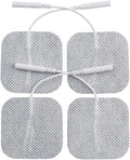 Unidad KS Premium TENS/EMS con 40 Electrodos Reutilizables de Gel Carbono Autoadhesivos de 2x2 - imagen 1