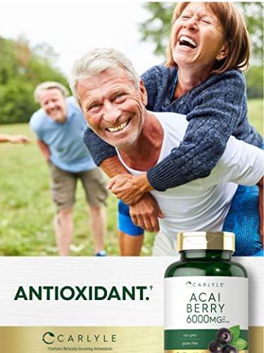 Suplemento de Acai Berry Carlyle | 250 Cápsulas | Extracto Herbal Tradicional | Libre de GMO y Gluten - imagen 6