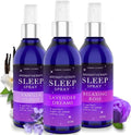 Spray de Almohada para Dormir Profundamente | Alivio del Estrés y la Ansiedad | (Paquete de 3) Lavanda, Vainilla, Rocío de Rosa | por Combat Cleaner - imagen 1