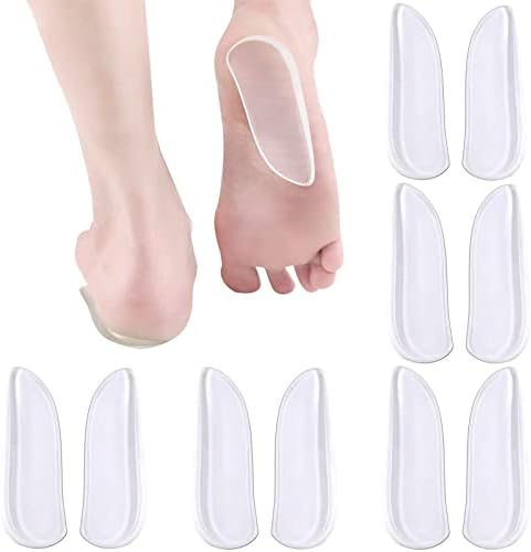 5 Pares de Plantillas Silicón Mediales y Laterales - Inserciones Adhesivas Correctivas para Alineación de Pies, Dolor de Rodillas, Piernas Arqueadas, - imagen 1