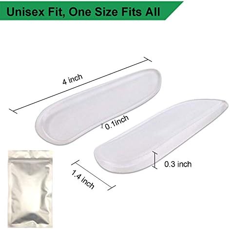 5 Pares de Plantillas Silicón Mediales y Laterales - Inserciones Adhesivas Correctivas para Alineación de Pies, Dolor de Rodillas, Piernas Arqueadas, - imagen 2