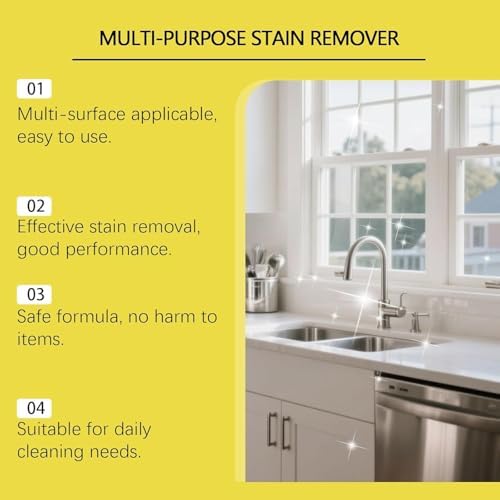 Limpiador Multiusos Foxniner, Spray para Cocina, Baño, Azulejos, Cristales, Pisos y Autos, Elimina Manchas de Agua Dura, Óxido y Residuos Difíciles - imagen 2