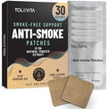 Parches Herbales Anti-Humo TOLEVITA Beige 21 mg | Parches para Dejar de Fumar y Reducir Ansias | 30 Parches para un Estilo de Vida Saludable - imagen 1