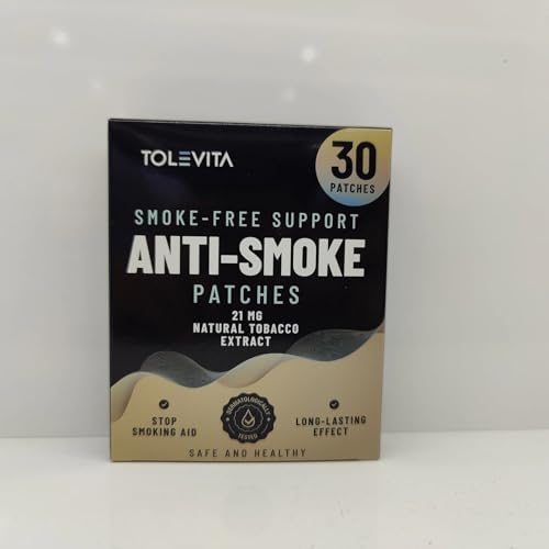 Parches Herbales Anti-Humo TOLEVITA Beige 21 mg | Parches para Dejar de Fumar y Reducir Ansias | 30 Parches para un Estilo de Vida Saludable - imagen 2
