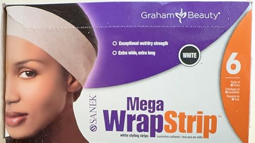 Recargas Mega Wrap Strip Negras, 6 paquetes de 40 tiras cada uno - imagen 1