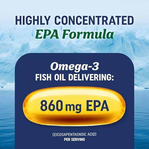 EPA Ultra 1,105MG | Suplemento de Omega 3 para la Salud Cardiaca y Función Celular | 1,650MG de Ácidos Grasos Omega-3 | Alta Potencia | 60 Cápsulas - imagen 2