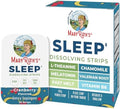 Tiras para Dormir MaryRuth's | L Teanina | Flor de Manzanilla | Melatonina 5mg | Raíz de Valeriana | Vitamina B6 | Sin Azúcar | Sabor a Arándano | - imagen 1