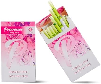 Cigarrillos Herbales Provence Slim - Cherry Rose | 2 Paquetes (40 Varitas) - imagen 1
