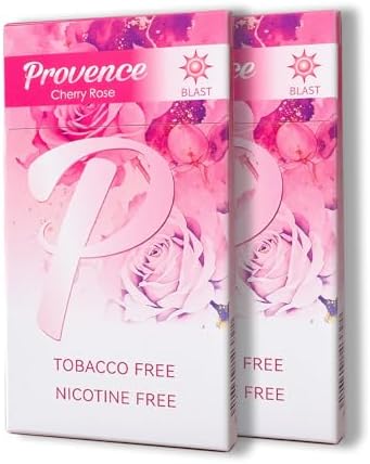 Cigarrillos Herbales Provence Slim - Cherry Rose | 2 Paquetes (40 Varitas) - imagen 2