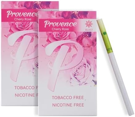 Cigarrillos Herbales Provence Slim - Cherry Rose | 2 Paquetes (40 Varitas) - imagen 3