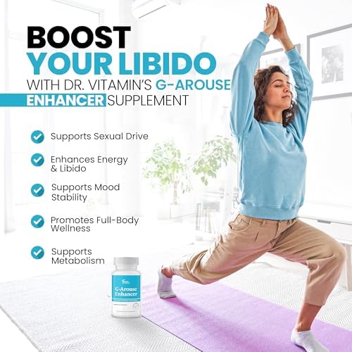 Suplemento de Libido para Mujeres de Acción Rápida - G-Arouse Aumentador de Libido Femenino con 1000mg de Hierba de Cabra, Maca, Tongkat Ali y - imagen 5