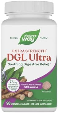Extracto Premium DGL Ultra de Nature's Way, 75 mg por porción, 90 gomitas, sabor chocolate alemán - imagen 1