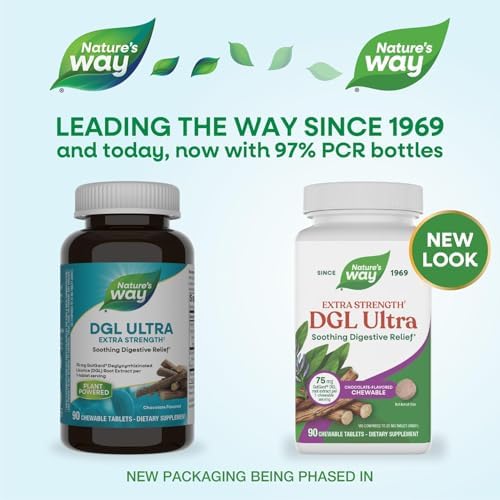 Extracto Premium DGL Ultra de Nature's Way, 75 mg por porción, 90 gomitas, sabor chocolate alemán - imagen 2
