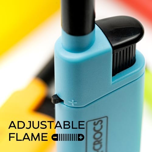 Encendedores Crocs - Alcance Fácil, Refillable, Larga Duración para BBQ al Aire Libre - Pack de 5 Butano Recargables - imagen 3