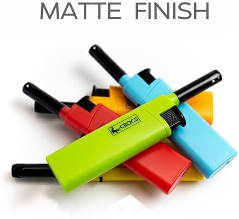 Encendedores Crocs - Alcance Fácil, Refillable, Larga Duración para BBQ al Aire Libre - Pack de 5 Butano Recargables - imagen 4