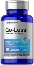 Suplemento de Control de Vejiga Horbäach Go Less | 90 Cápsulas | Máxima Potencia para Mujeres y Hombres | Fórmula Sin OGM y Libre de Gluten - imagen 1