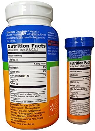 ReliOn Glucosa, 50 Tabletas en Tubo Portátil, 10 Tabletas. (Naranja) de ReliOn - imagen 2