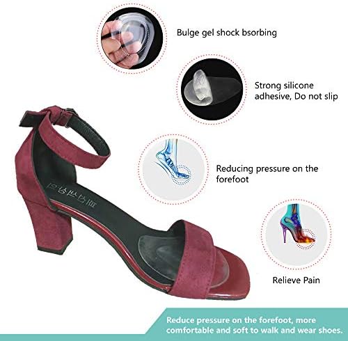 Cojines Metatarsales Temiart para Alivio de Dolor en el Pie, Plantillas de Gel Suaves para Hombre y Mujer (4 Pares) - imagen 3