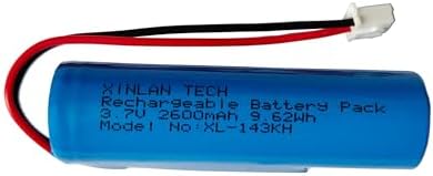 Batería recargable Li-ion XINLANTECH 3.7V 2600mAh 18650 con conector JST XH2.54/2P para electrónica DIY, juguetes, iluminación y dispositivos - imagen 1