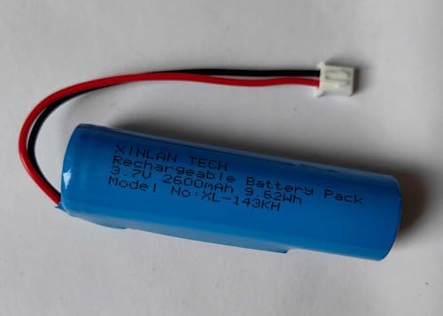 Batería recargable Li-ion XINLANTECH 3.7V 2600mAh 18650 con conector JST XH2.54/2P para electrónica DIY, juguetes, iluminación y dispositivos - imagen 2