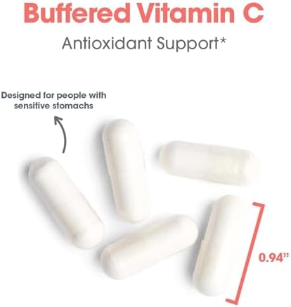 Allergy Research Group ARG Vitamina C Buffered 1000 mg - Soporte Inmunológico - Cápsulas Vegetarianas - Fórmula Hipoalergénica - 60 Porciones - 120 - imagen 5