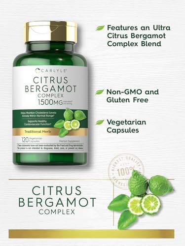 Suplemento de Bergamota de Cítricos Carlyle | Complejo Extracto | 120 Cápsulas | Sin OGM, Libre de Gluten - imagen 4