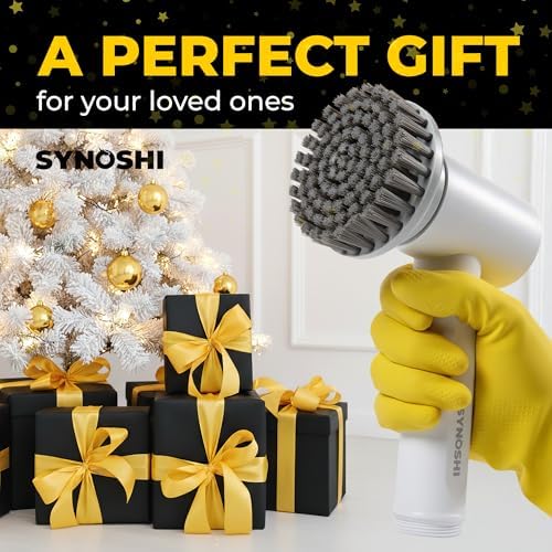 Cepillo Eléctrico SINOSHI con 3 Cabezas, Limpiador Inalámbrico Impermeable para Baño, Doble Velocidad, Ideal para Azulejos, Autos y Pisos. - imagen 2