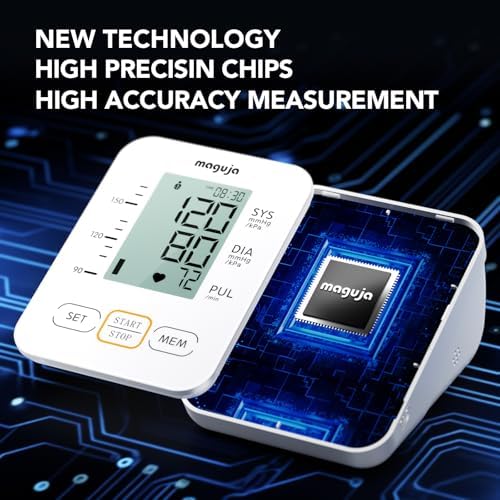 Monitor de Presión Arterial Maguja, Automático Digital para Uso en Casa, Manguito Grande (22-52 cm), 2 Usuarios - imagen 3