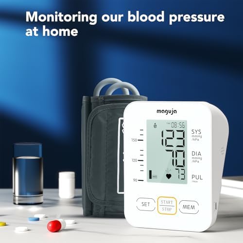 Monitor de Presión Arterial Maguja, Automático Digital para Uso en Casa, Manguito Grande (22-52 cm), 2 Usuarios - imagen 4