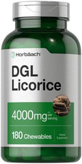 Suplemento de Regaliz DGL Horbäach | 180 Tabletas Masticables | Extracto de Raíz de Regaliz Deglicirrizado | Fórmula No OGM y Vegetariana - imagen 1