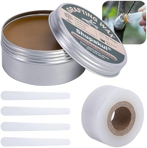 Set de Cera para Injertos Shupakul, Sellador de Heridas para Árboles con Cinta Selladora, Cera para Rosales, Frutas, Bonsáis y Arbustos - imagen 1