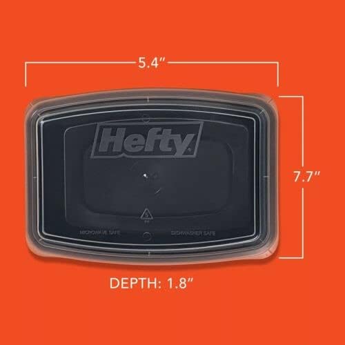 Contenedor de Almacenamiento de Alimentos Hefty (28 oz, 30 piezas) - imagen 4