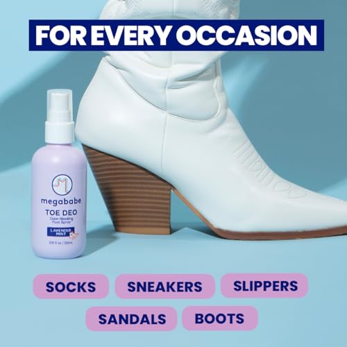 Spray para Pies Megababe Toe Deo que Bloquea Olores | 3.8 fl oz - imagen 5