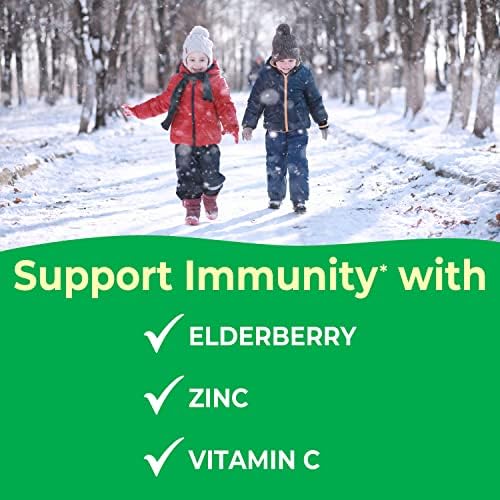 Tabletas Masticables VitaWorks Kids para el Apoyo Inmunológico con Elderberry, Vitamina C y Zinc, Sabor a Frutas Mixtas, Veganas, Sin Gluten, No OMG, - imagen 4