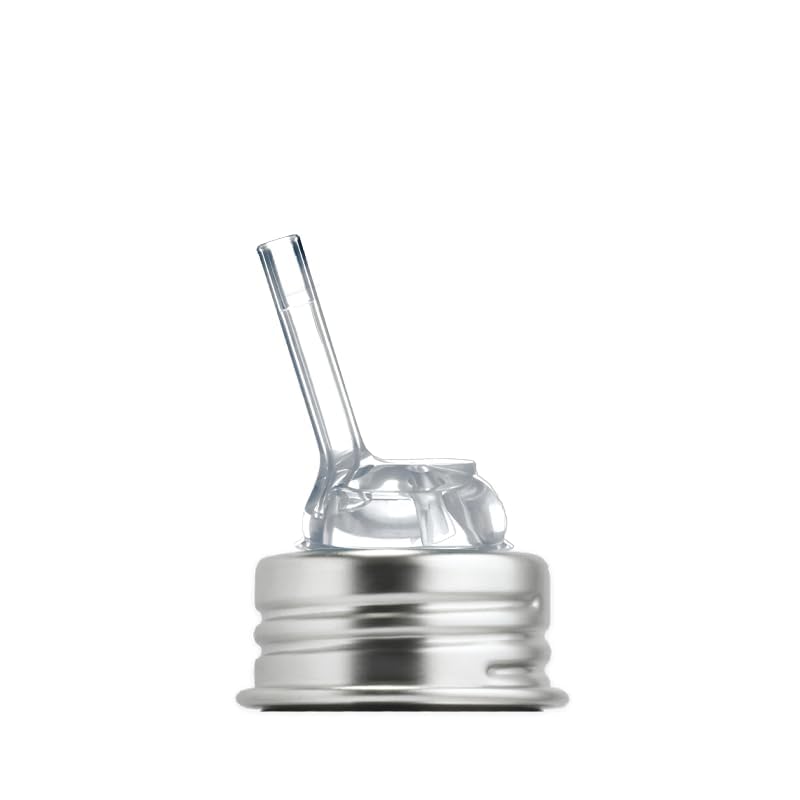 Pura Kiki Popote para Niños 6M+ con Protector de Sorbido - Transparente y Silicona, Sin Plástico, Certificado MadeSafe, Silicona Médica - 1 Paquete - imagen 2
