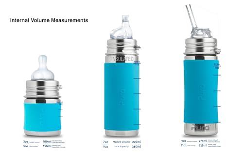 Pura Kiki Popote para Niños 6M+ con Protector de Sorbido - Transparente y Silicona, Sin Plástico, Certificado MadeSafe, Silicona Médica - 1 Paquete - imagen 5