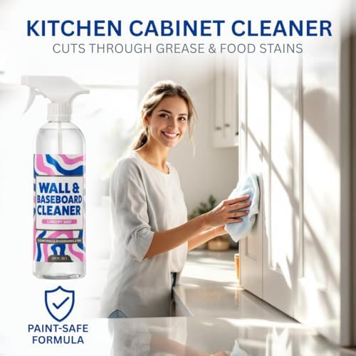 Limpiador en Spray 812 para Paredes y Zócalos – Limpieza Segura de Paredes Pintadas, Zócalos, Gabinetes de Cocina, Puertas y Más | Amigable con - imagen 6