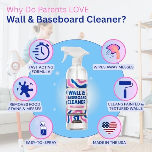 Limpiador en Spray 812 para Paredes y Zócalos – Limpieza Segura de Paredes Pintadas, Zócalos, Gabinetes de Cocina, Puertas y Más | Amigable con - imagen 7