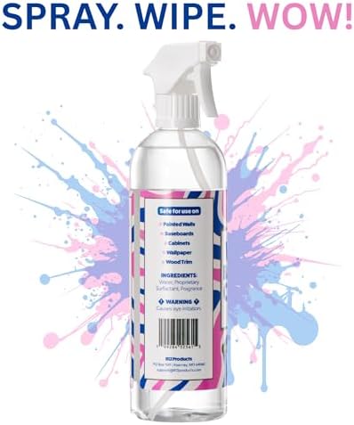 Limpiador en Spray 812 para Paredes y Zócalos – Limpieza Segura de Paredes Pintadas, Zócalos, Gabinetes de Cocina, Puertas y Más | Amigable con - imagen 8