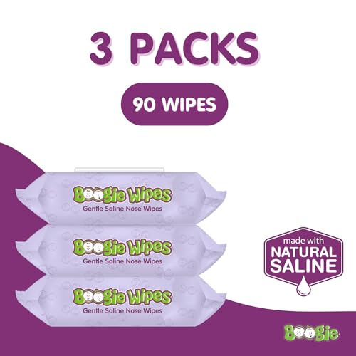 Toallitas Nasales Boogie Wipes con Solución Salina - 90 Piezas - Aroma a Lavanda, Hipoalergénicas y Sin Alcohol - Alivio para Alergias - Con Salina - imagen 2