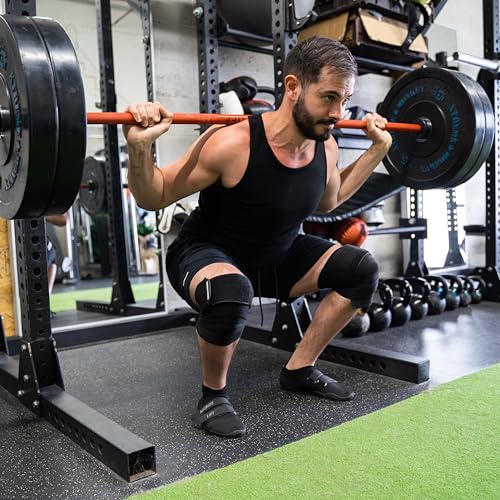 Faja de Rodilla Bodyprox 2 Piezas para Sentadillas, Levantamiento de Pesas, Powerlifting, Prensa de Piernas y Entrenamiento Funcional, Soporte para - imagen 4