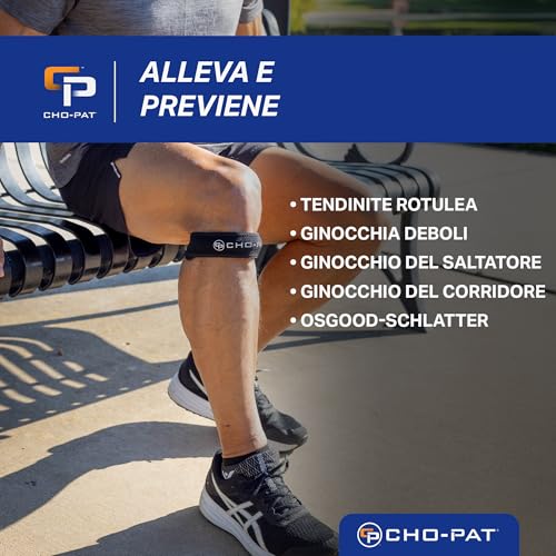 Faja para Rodilla Cho-Pat, Soporte Ajustable para Rodilla de Corredor, Condromalacia y Dolor de Rodilla, Talla Única - imagen 2