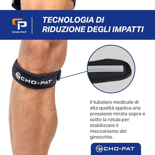 Faja para Rodilla Cho-Pat, Soporte Ajustable para Rodilla de Corredor, Condromalacia y Dolor de Rodilla, Talla Única - imagen 4