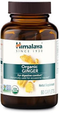 Himalaya Jengibre Orgánico, Suministro para 60 Días - Suplemento Digestivo para Náuseas, Malestar Estomacal y Acidez - Orgánico USDA, Vegano, No GMO, - imagen 1
