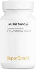 Supersmart - Suplemento Probiótico Bacillus Subtilis 3 Mil Millones CFU al Día (Alta Potencia) - 60 Cápsulas DR Sin OGM y Sin Gluten - imagen 1